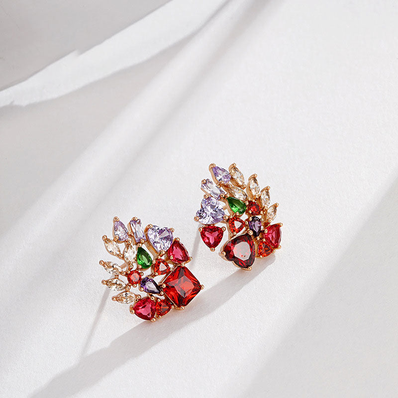 Colorful Flower Stamen Earrings for Women