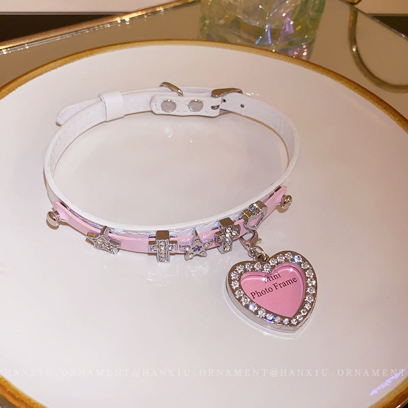 Zircon Leather Sweet Cool Spice Necklace