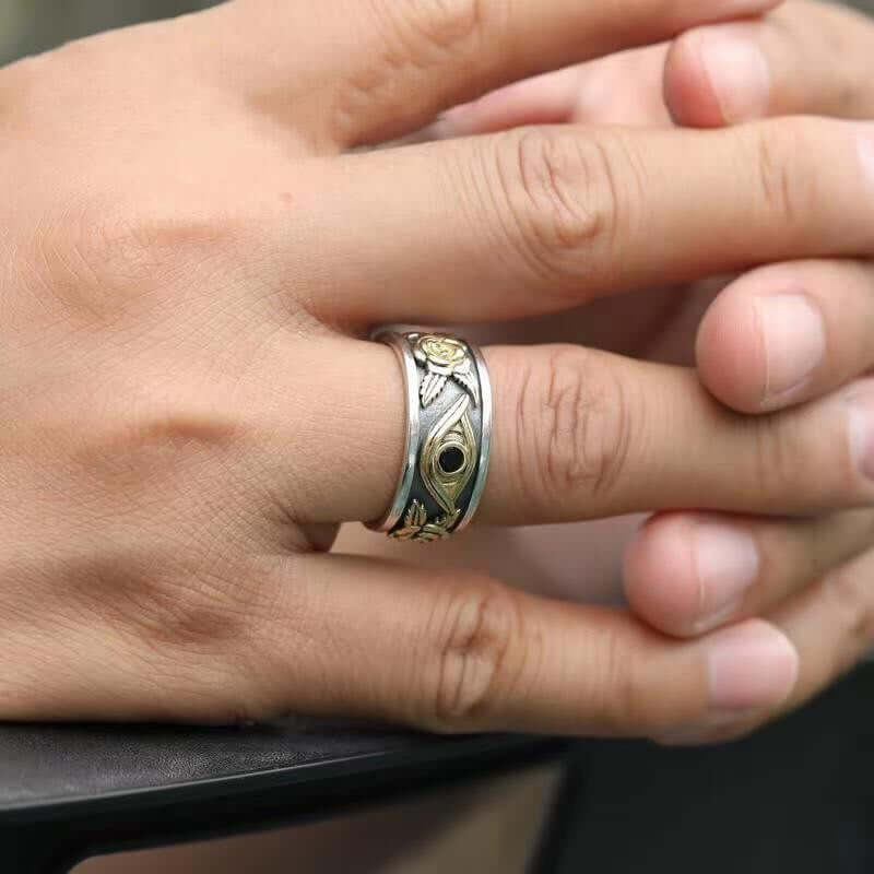 "Protection And Strength" Men's Eye of Horus Ring