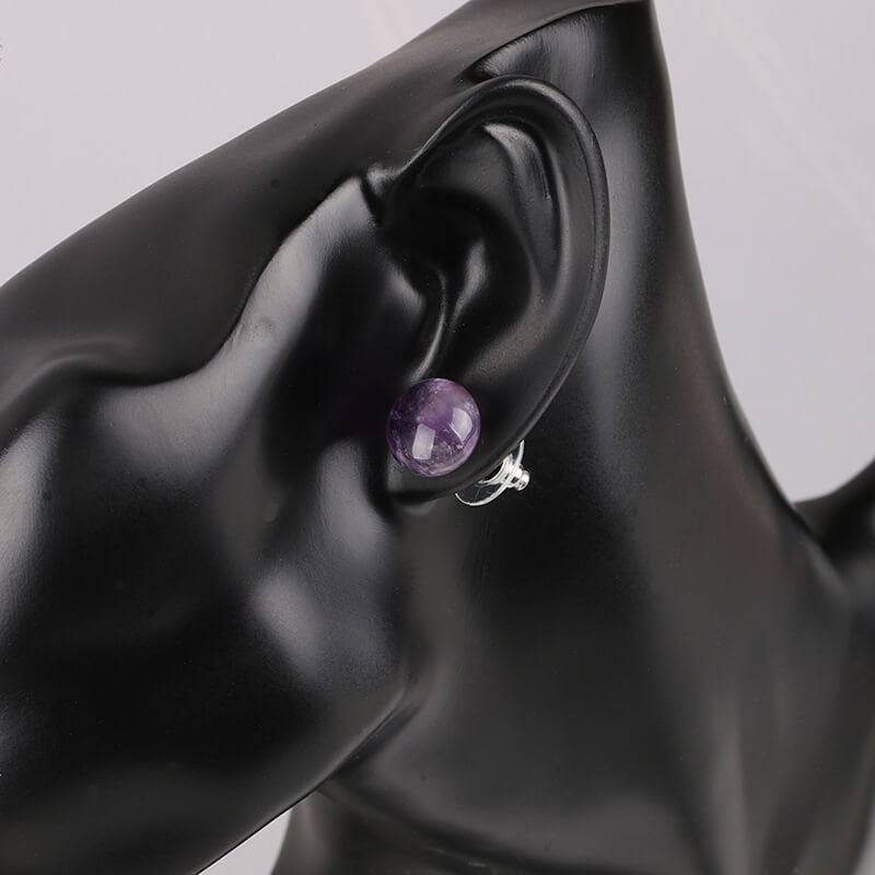 Simple Fashion Round Bean Earrings