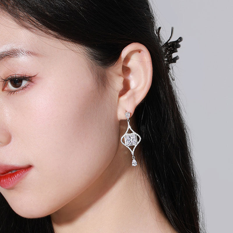 French Personalized Hot Air Balloon Earrings