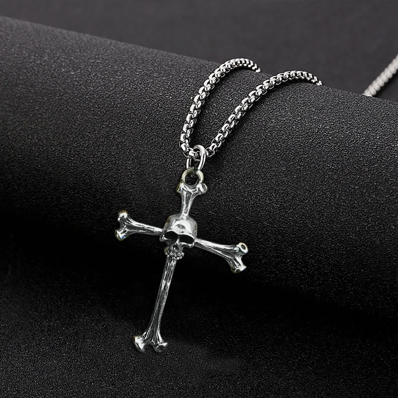 Men's Skull Cross Necklace
