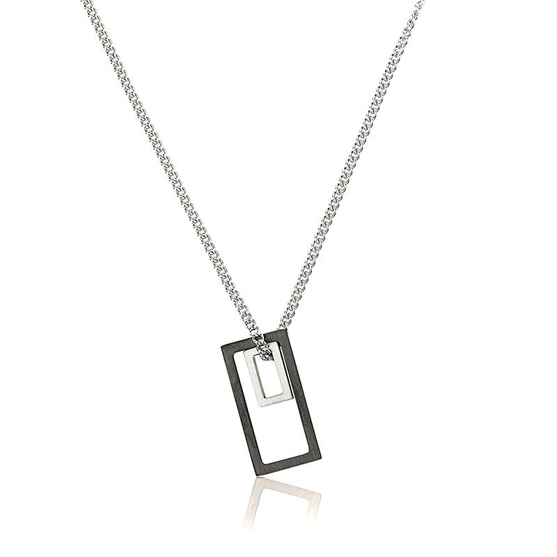 Steel Titanium Necklace Niche Geometric Fashion Design Sense Does Not Fade