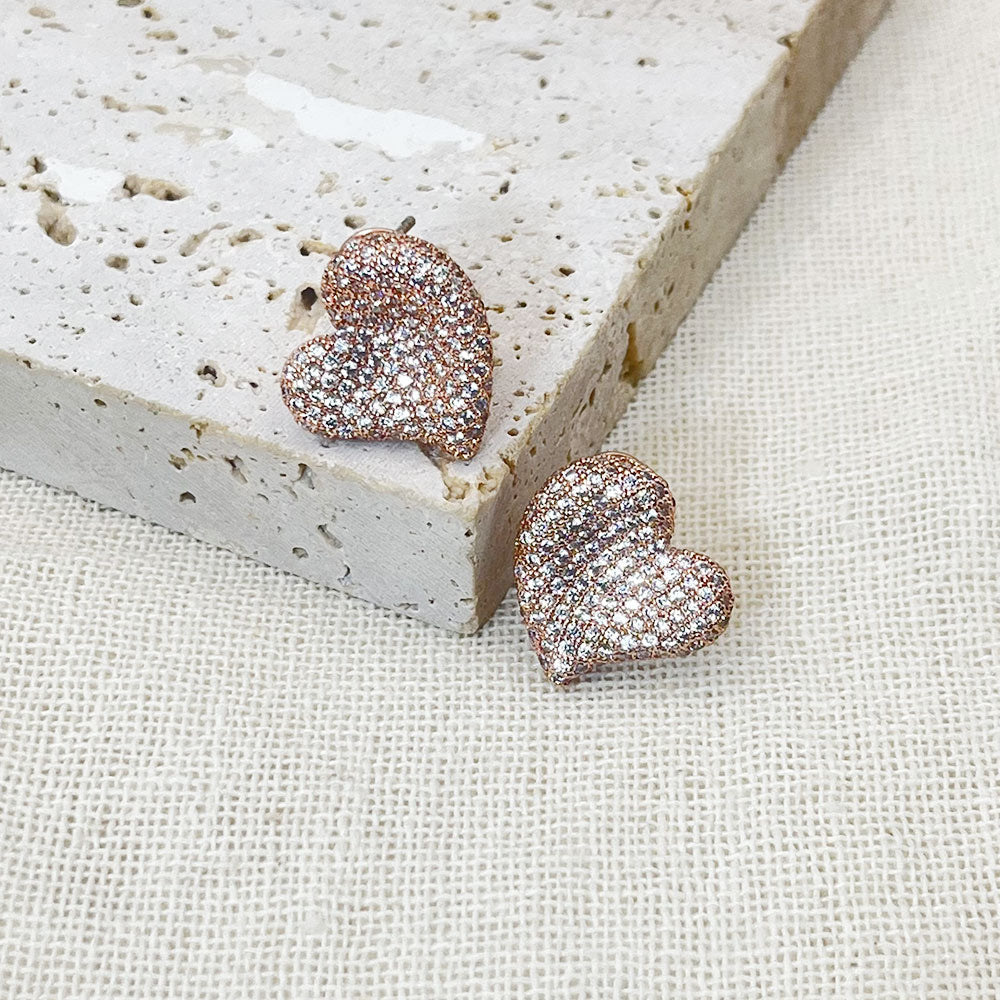 Irregular Heart-Shaped Earrings