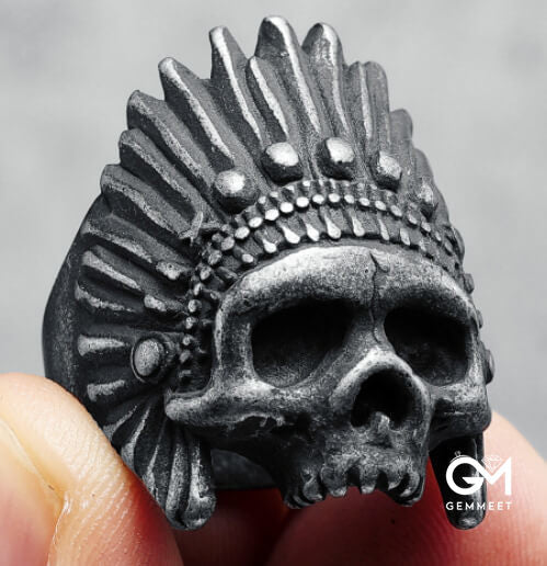 Vintage Personality Seal Skull Ring