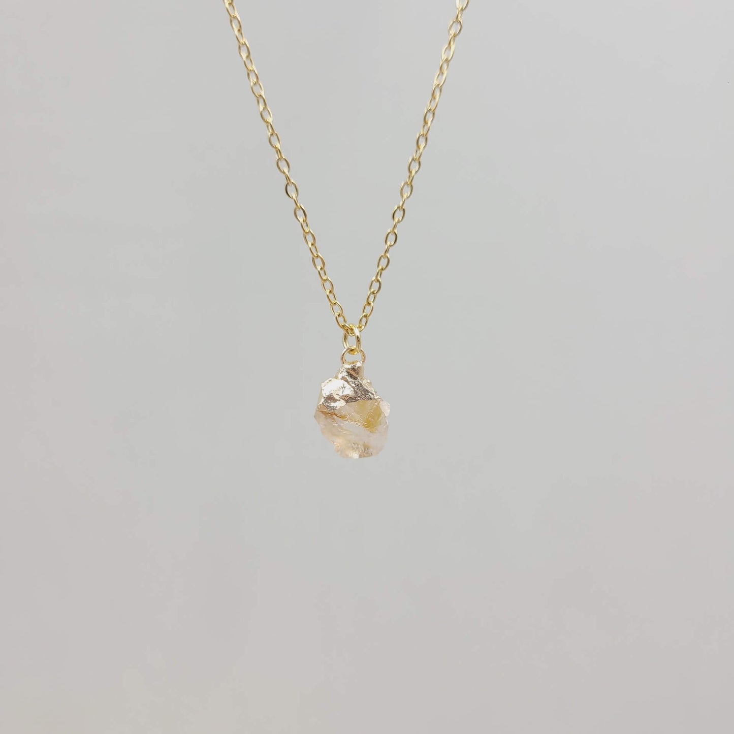 Irregular Crystal Raw Stone Gem gemstone Necklace