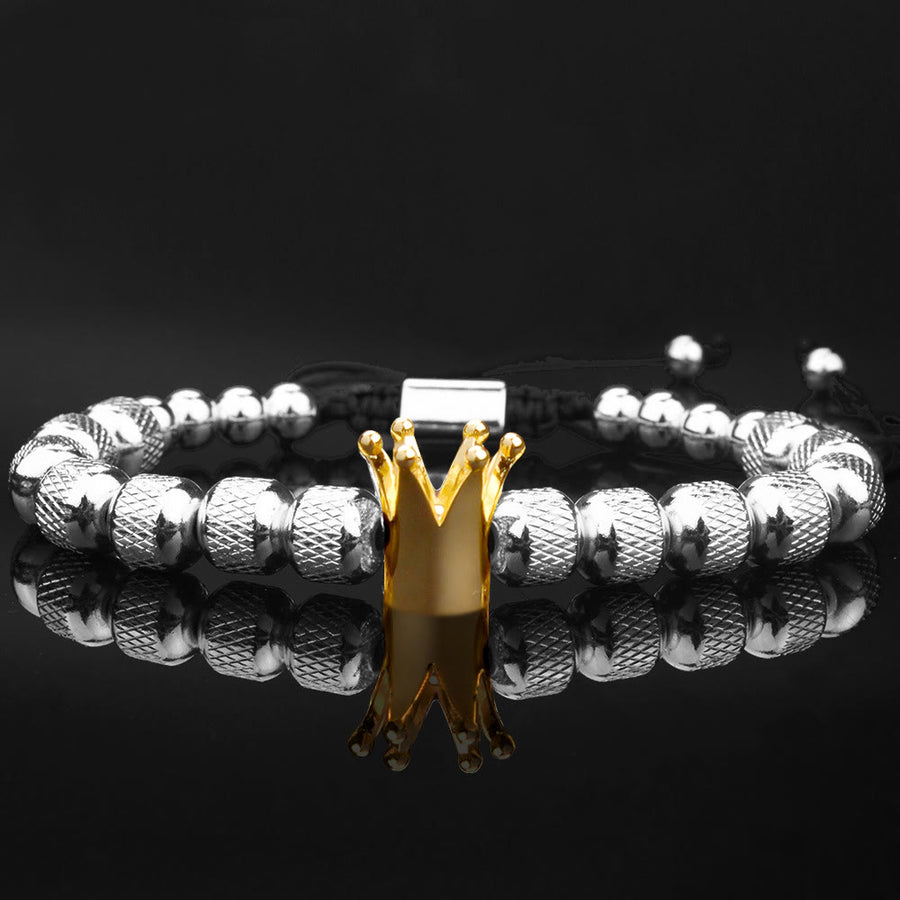 Roman Royal Crown Men Bracelet