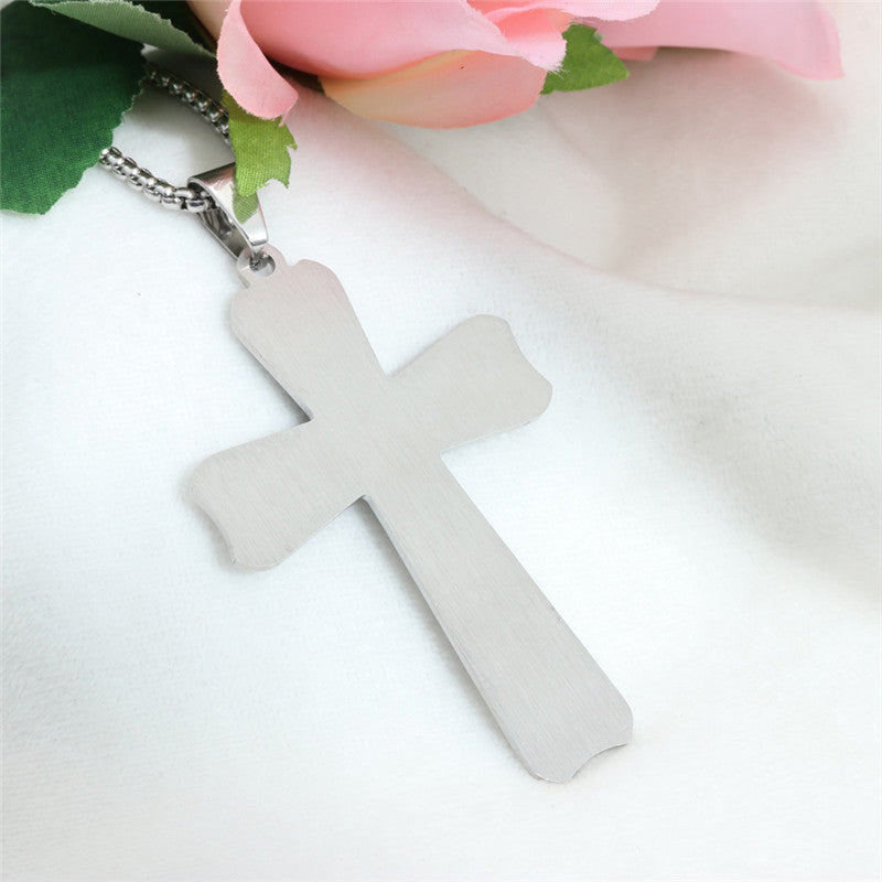 Hip Hop Vintage Cross Zircon Pendant