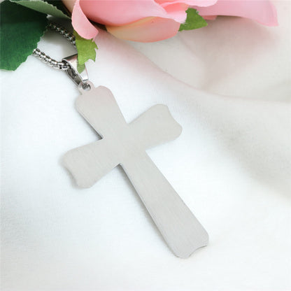 Hip Hop Vintage Cross Zircon Pendant