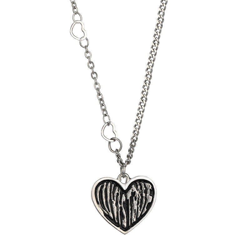 Heart Letter Collar Bone Necklace