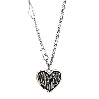 Heart Letter Collar Bone Necklace