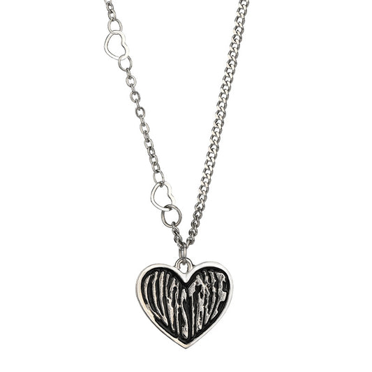 Heart Letter Collar Bone Necklace