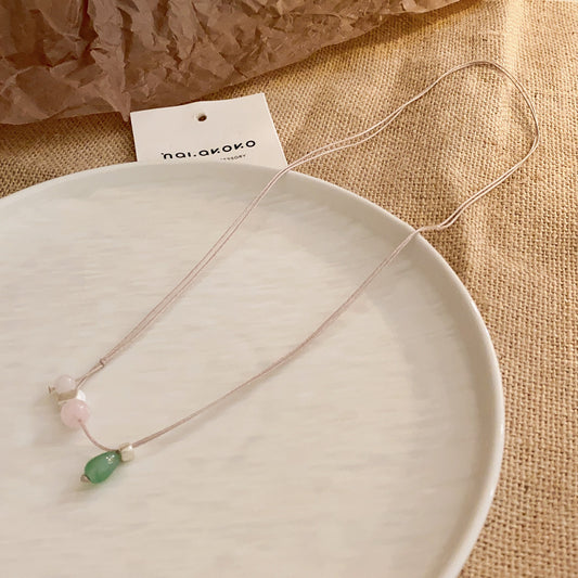 New Chinese Lotus Seed Drop Necklace