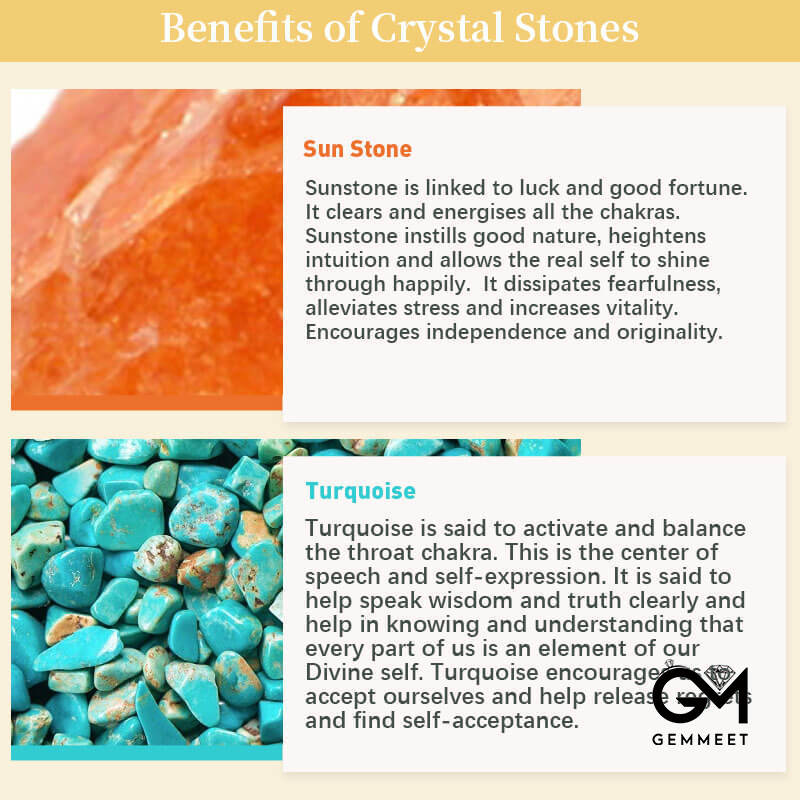 Stone Crystal Heart Bracelet