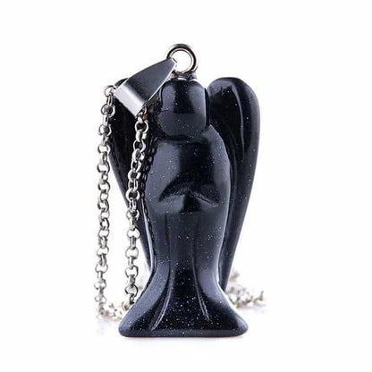 Crystal Guardian Angel Necklace