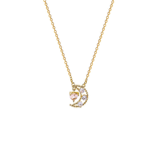 Dream Star Moon Light Luxury Titanium Steel Necklace