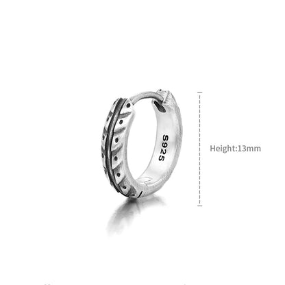 Sterling Silver Niche Design Locomotive Earrings