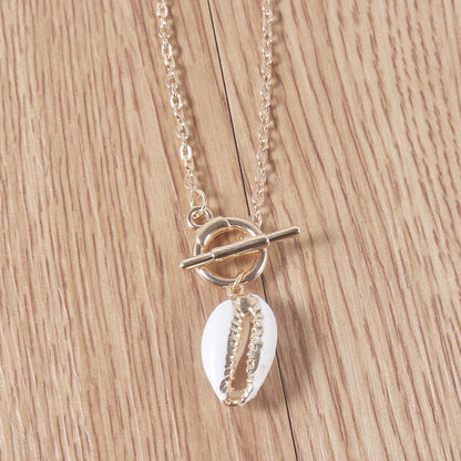 Simple Gold-plated Shell Necklace