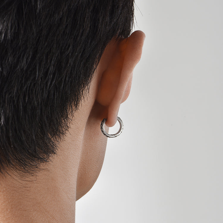 Sterling Silver Niche Design Locomotive Earrings