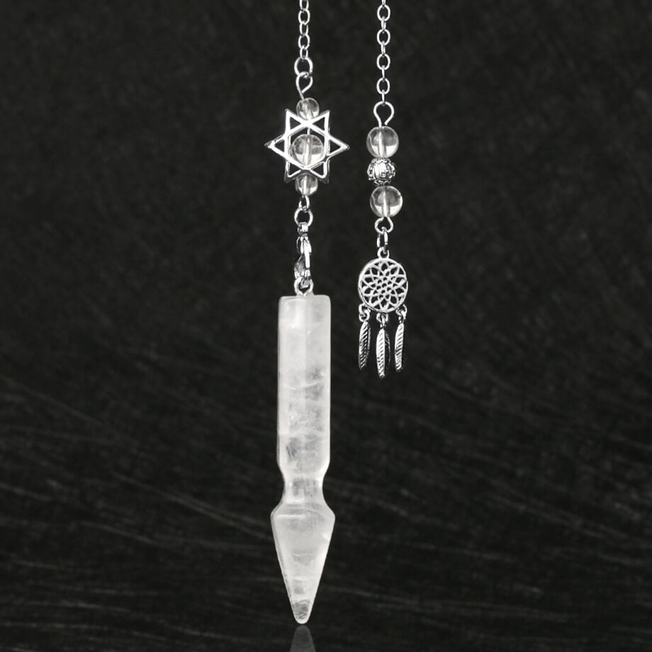 Stone Crystal Spirit Pendant Cone