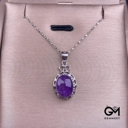 S925 Crystal Simple Pendant