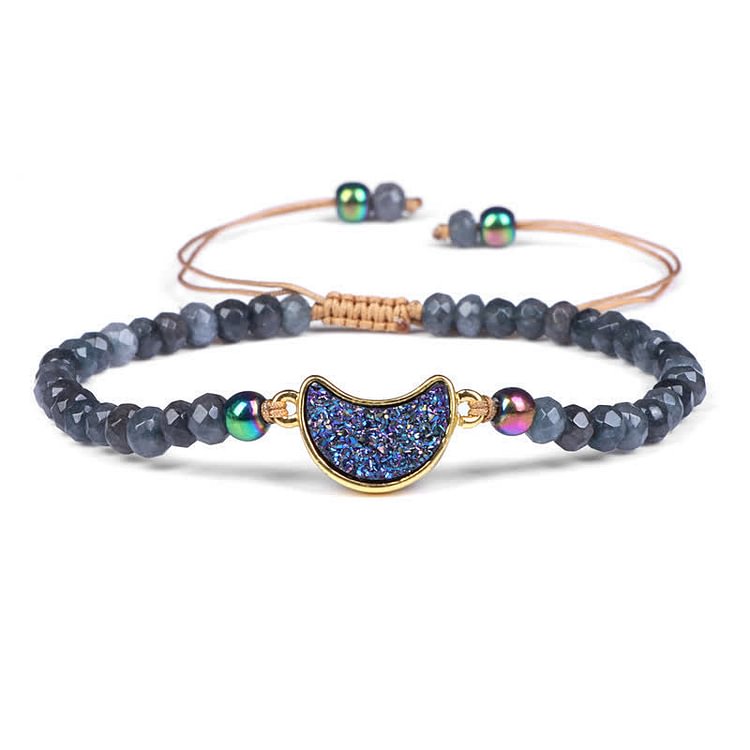 Faceted Natural Crystal Bracelet