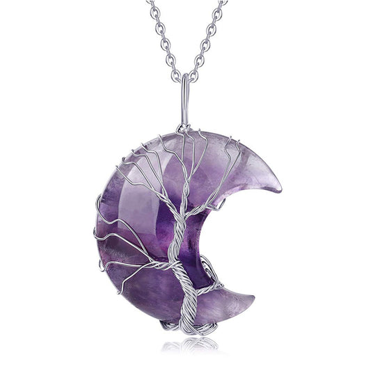 Chakra Moon Necklace