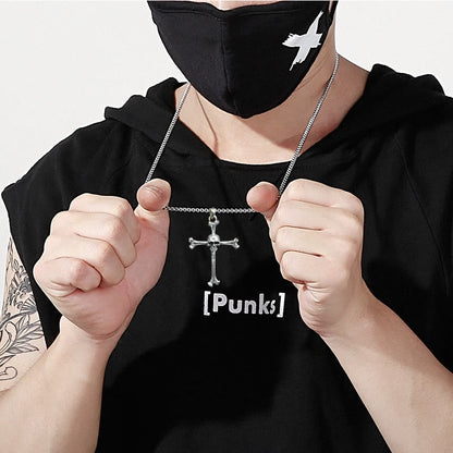 Men's Skull Cross Necklace