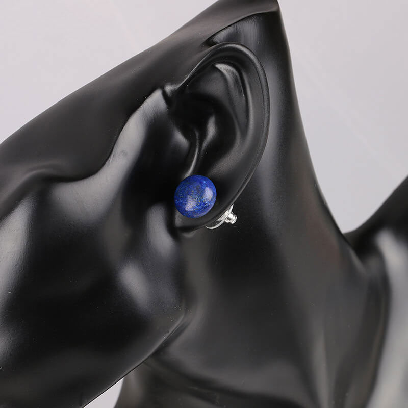 Simple Fashion Round Bean Earrings