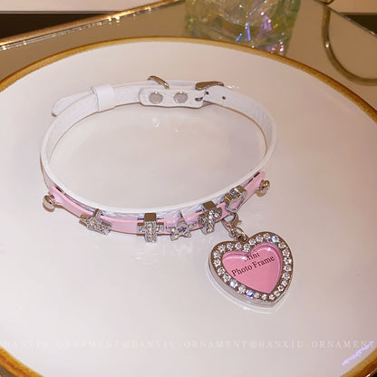 Zircon Leather Sweet Cool Spice Necklace