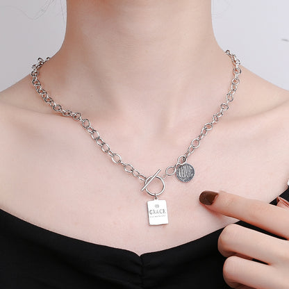 S925 Sterling Silver Vintage Trend Necklace for Men and Women