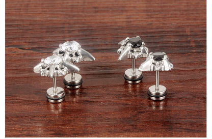 Stainless Steel Star Stud Earrings