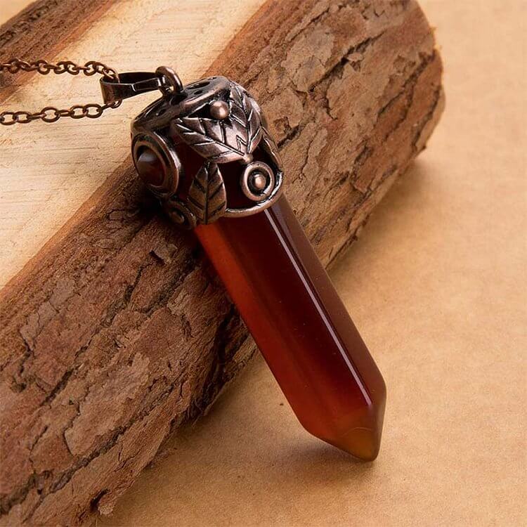 Crystal Hexagon Necklace