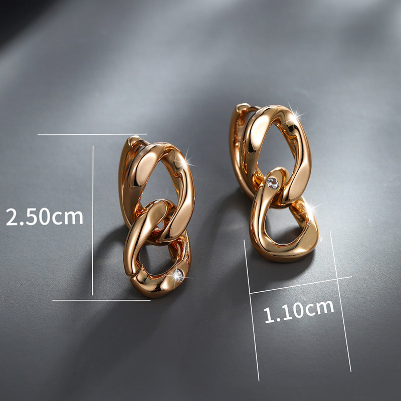 Simple and Cool Style Chain Earrings