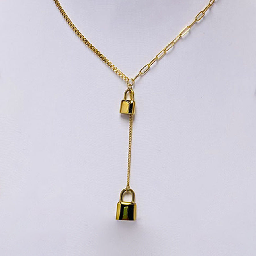 Light Luxury Niche Fashion Street Patting Trend Titanium Steel Necklace