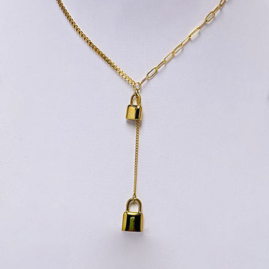 Light Luxury Niche Fashion Street Patting Trend Titanium Steel Necklace