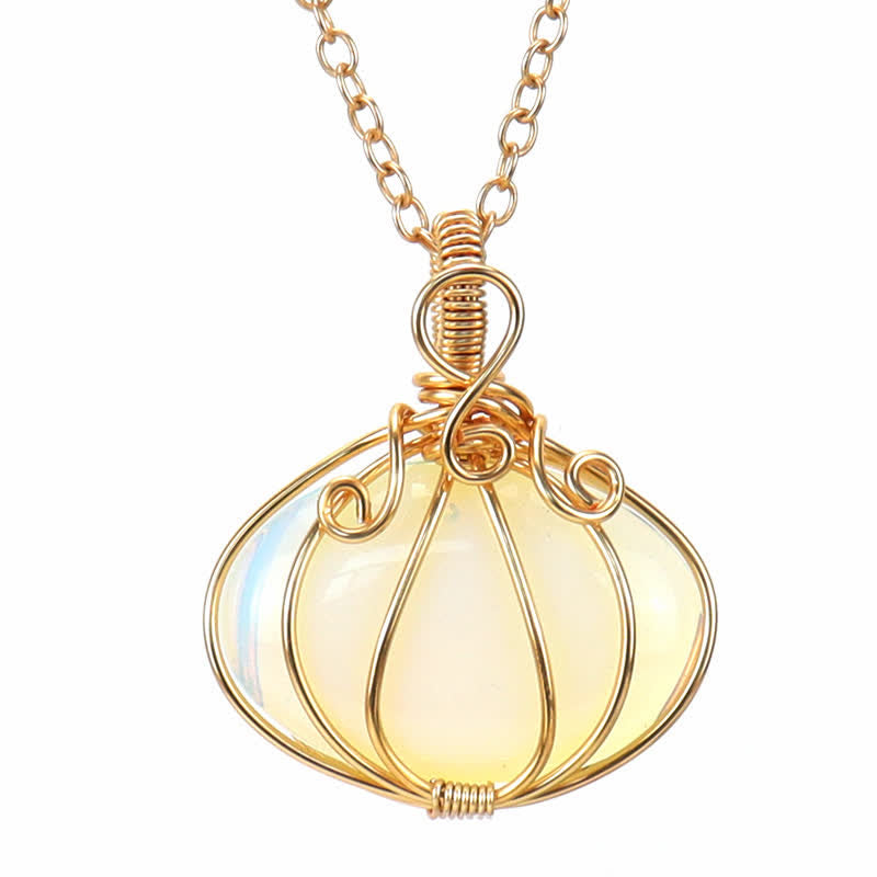 GUARDIAN PUMPKIN - Creative Pumpkin Crystal Necklace