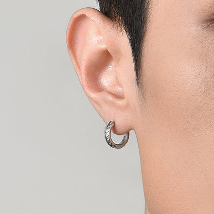 Sterling Silver Niche Design Locomotive Earrings