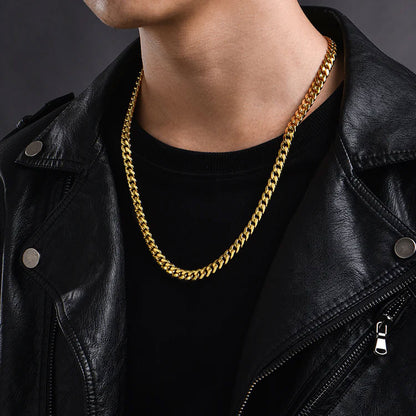 S925 Sterling Silver Cuban Necklaces-8MM