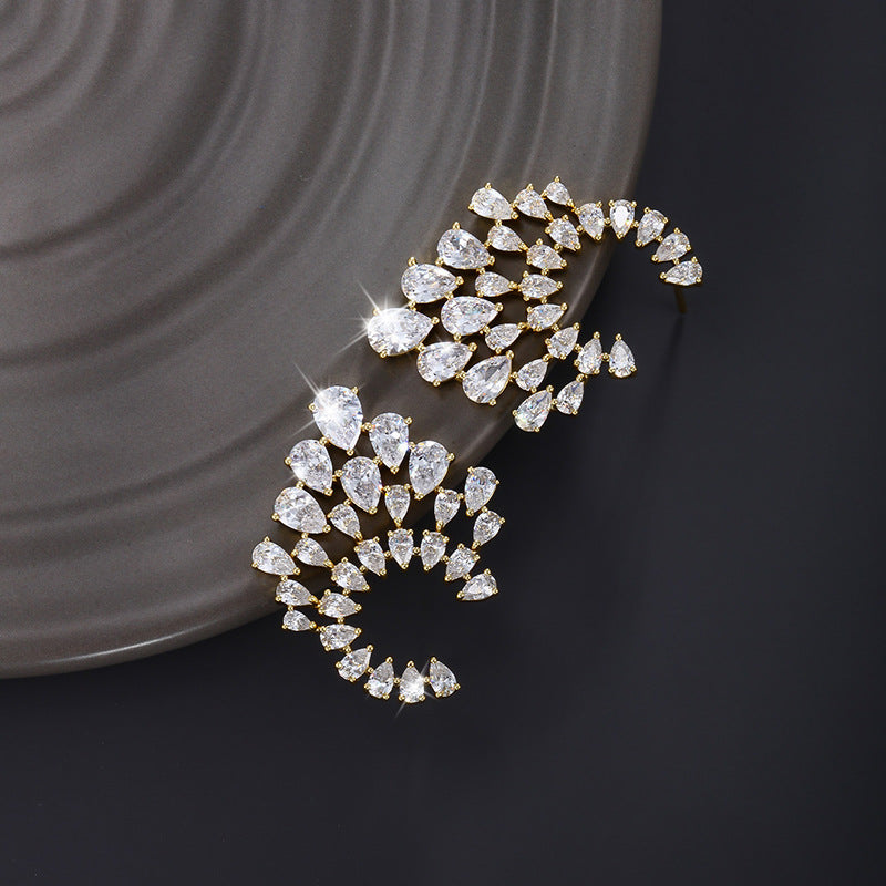 Super Sparkly Zircon Earrings