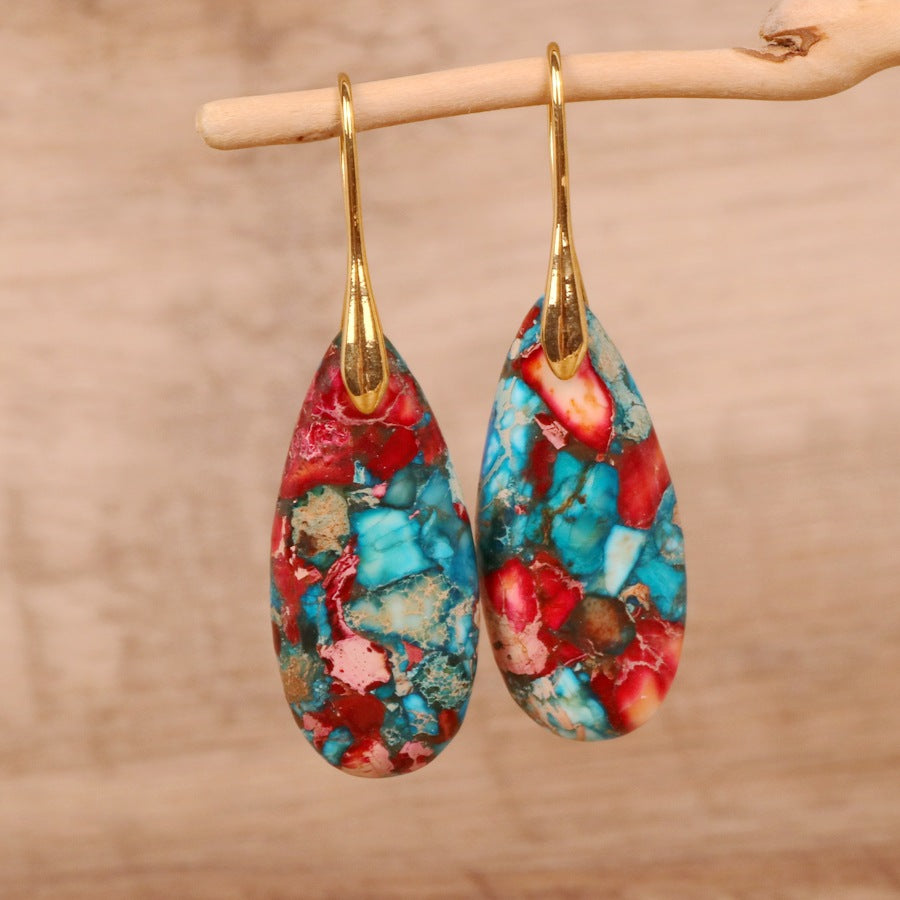 Drop Blue Earrings Are Popular