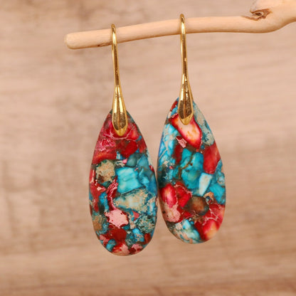 Drop Blue Earrings Are Popular