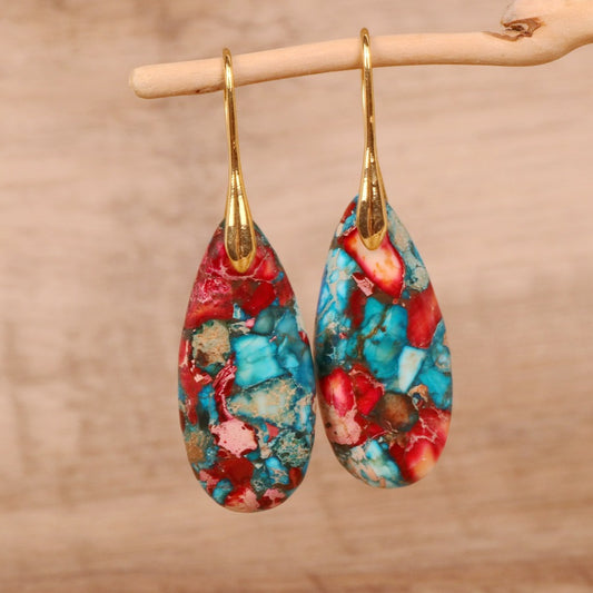 Drop Blue Earrings Are Popular