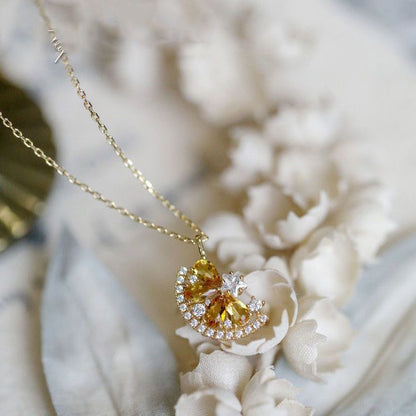 Refreshing Orange Soda Citrine Necklace