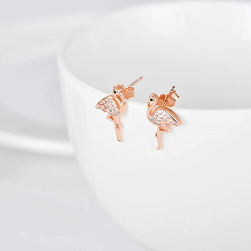 Trendy Flamingo Earrings
