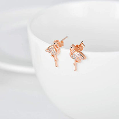 Trendy Flamingo Earrings