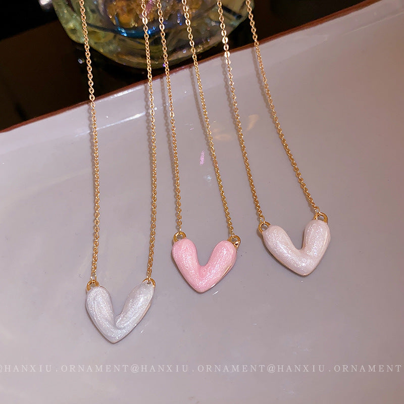 Sweet Maiden Geometric Letter Necklace