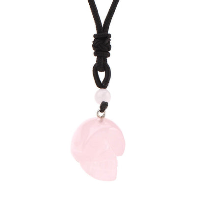 Crystal Halloween Skull Acrylic One-piece Necklace