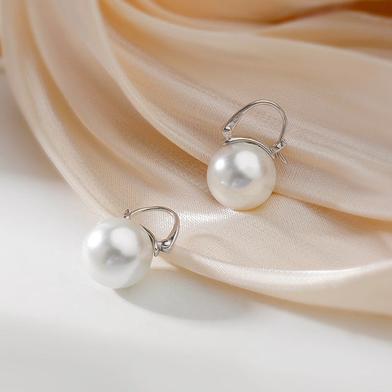 S925 Silver Pearl High Quality Earrings