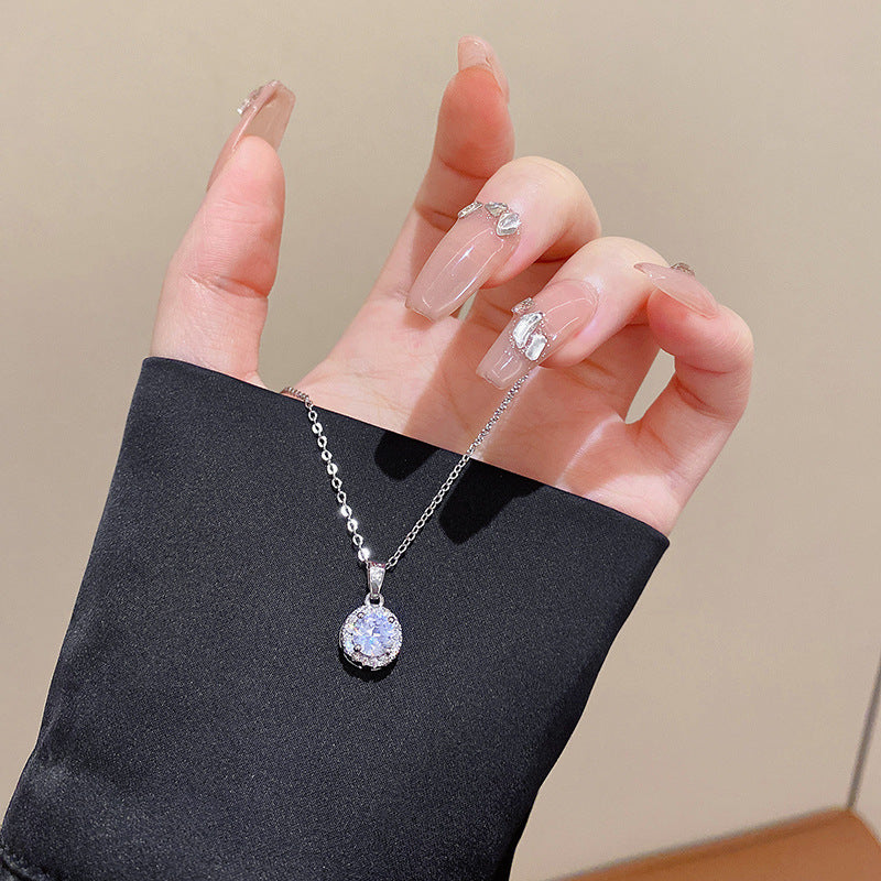 Light Luxury Round High-grade Titanium Steel Necklace